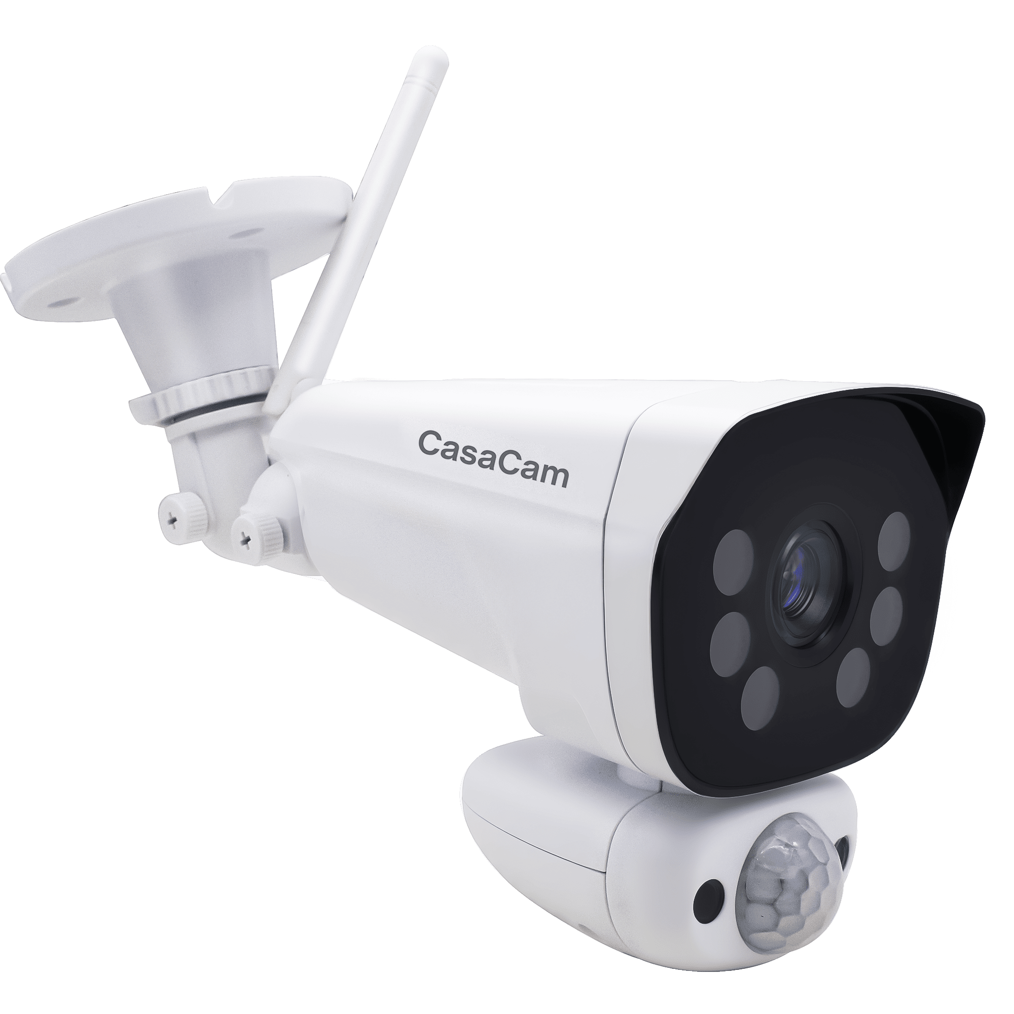 CasaCam Super HD 2K Wireless Security Camera, AC Powered, Two - Way Audio, Free App - CasaCam